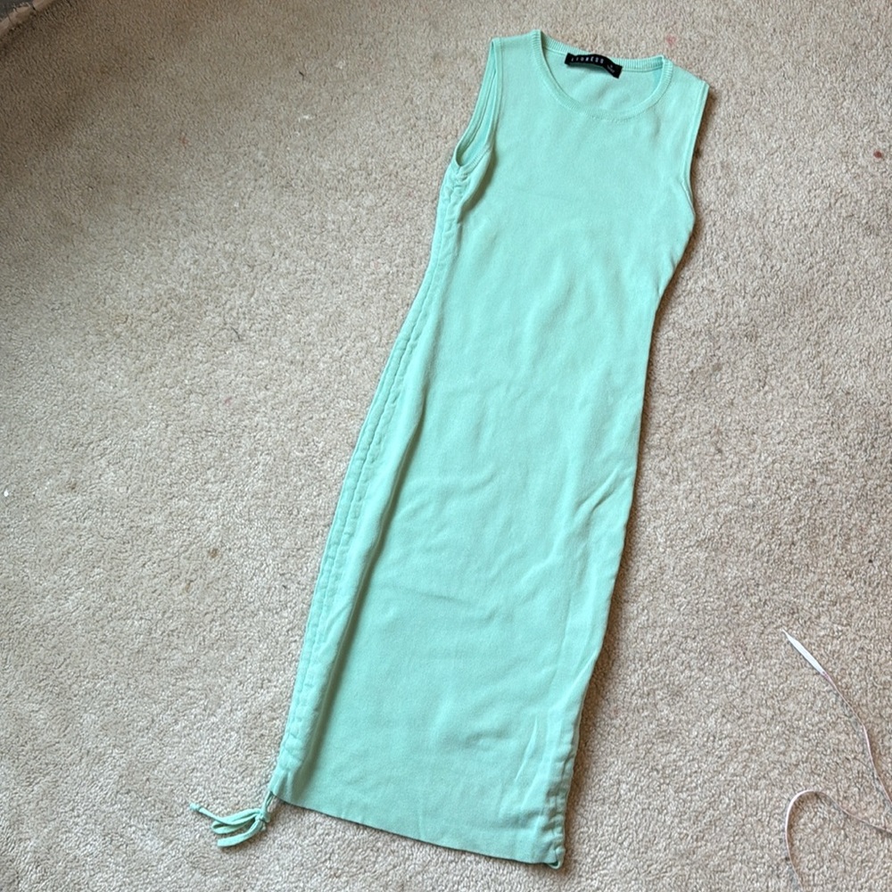 Lioness Military Minds Mini Dress in Sage size small